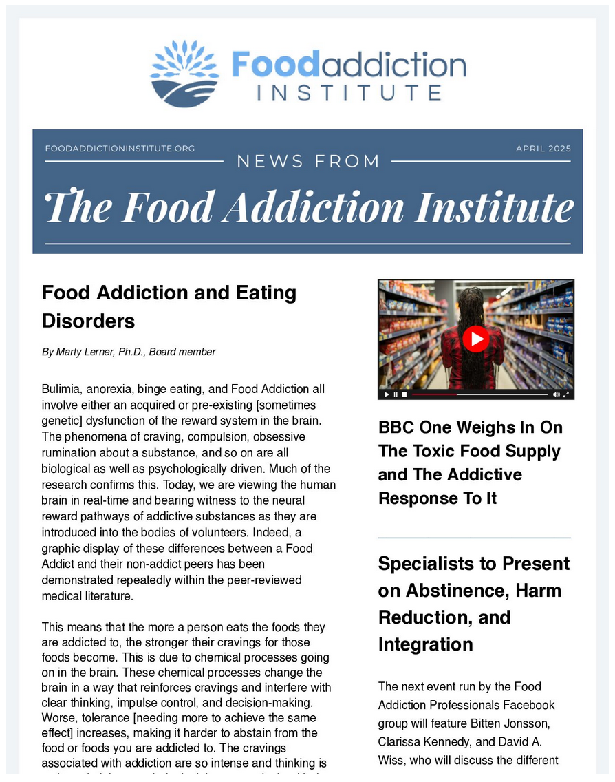 April newsletter image