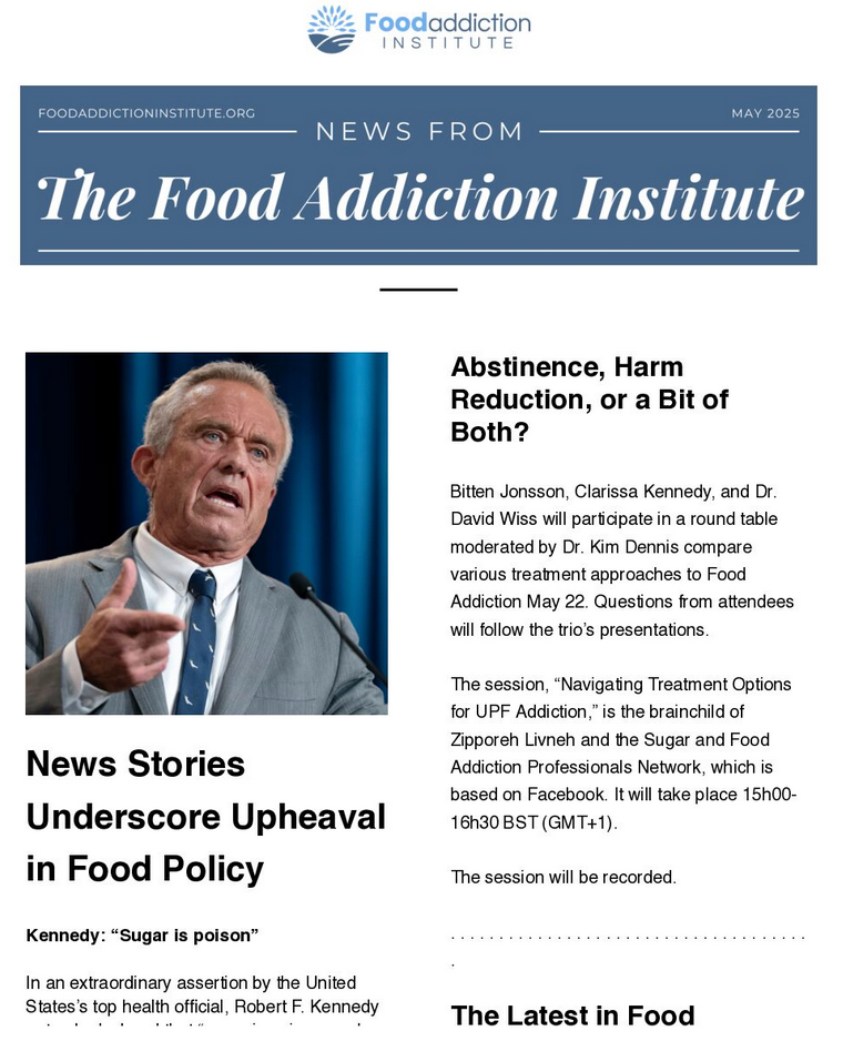 May 2025 newsletter cover